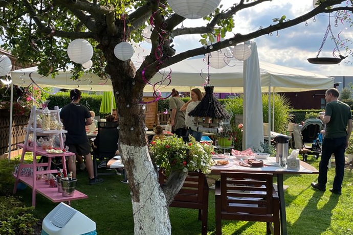 Sommerfest des Teams 205 B der Evangelischen Lungenklinik