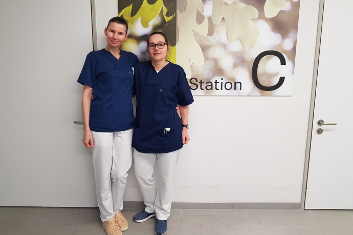 Teamomat: Porträt Andrea Stand und Beata Folger